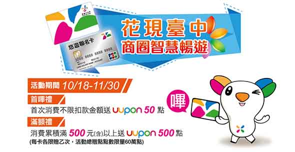 悠遊卡/悠遊聯名卡卡友消費優惠-台中商圈