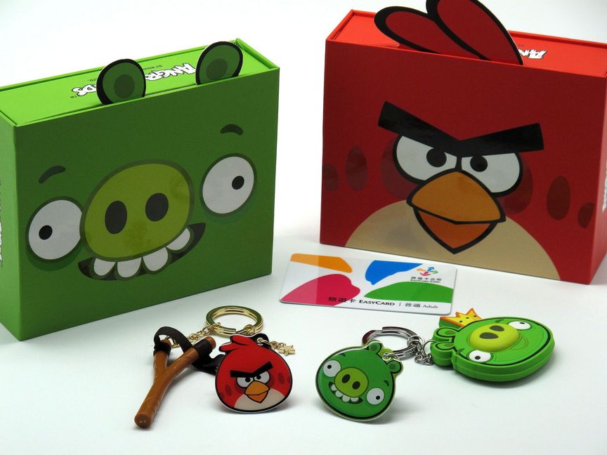 ANGRY BIRDS造型悠遊卡  紅鳥綠豬聯袂登場