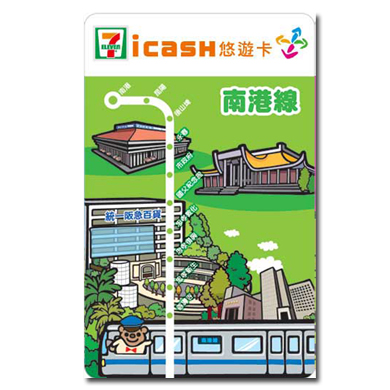 OPEN小將台北捷運icash悠遊卡-南港線