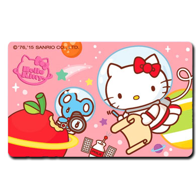 HELLO KITTY 悠遊卡-太空版