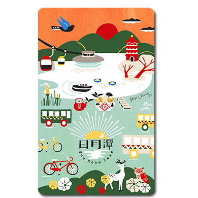 台灣風情悠遊卡-日月潭