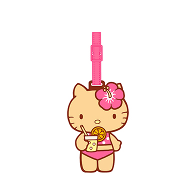 HELLO KITTY 吊飾悠遊卡-夏日經典