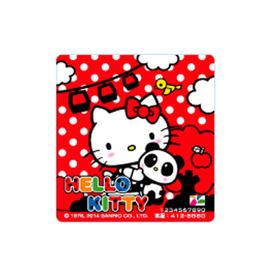 貓纜xHELLO KITTY悠遊卡貼紙-好朋友