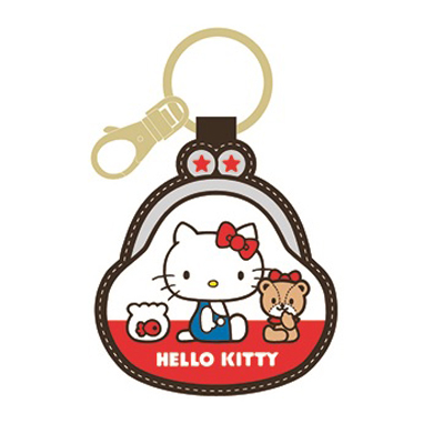 HELLO KITTY皮革造型悠遊卡-零錢包款